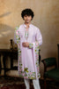 Falling Raw Silk Lavinder Taruni Hamsa Kurta Set By Hilo Design - Distacart