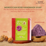 Thumbnail for Nyassa Moroccan Rose Soap Walnut Oil & Rose Powder - Distacart