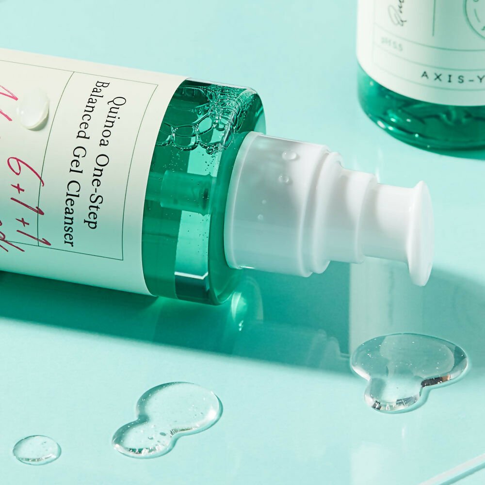 AXIS-Y Quinoa One Step Balanced Gel Cleanser, Gentle & pH Balancing Facial Cleanser, For Sensitive Skin - Distacart