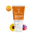 Thumbnail for Globus Remedies Morfair Sunscreen SPF 50 PA+++ with Sunflower & Saffron For Reduces Sunspots & Pigmentation