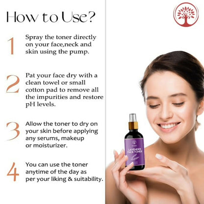 Ivory Natural Lavender Facial Toner For Acne, Even Skin Tone - Distacart