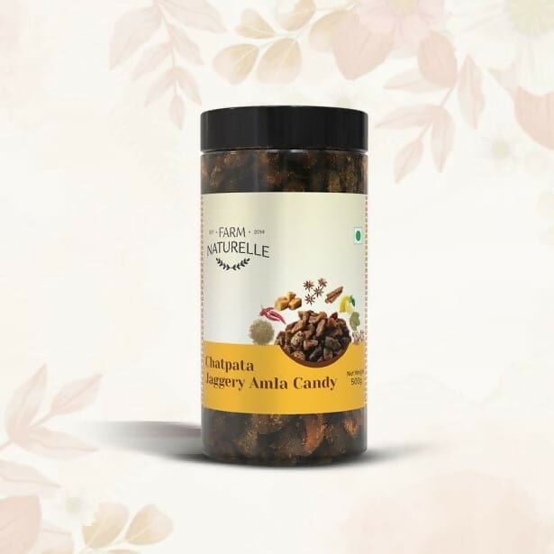 Farm Naturelle Chatpata Jaggery Amla Candy - Tangy - Distacart