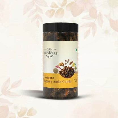 Farm Naturelle Chatpata Jaggery Amla Candy - Tangy - Distacart
