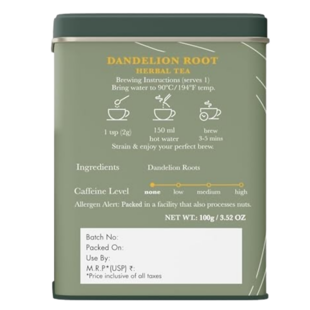 Luxmi Estates Pure Dandelion Root – Natural Herbal Infusion - Dista