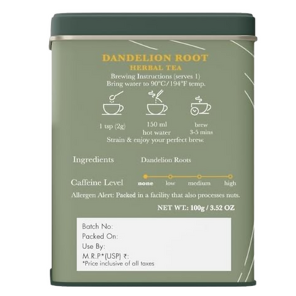 Luxmi Estates Pure Dandelion Root – Natural Herbal Infusion - Dista