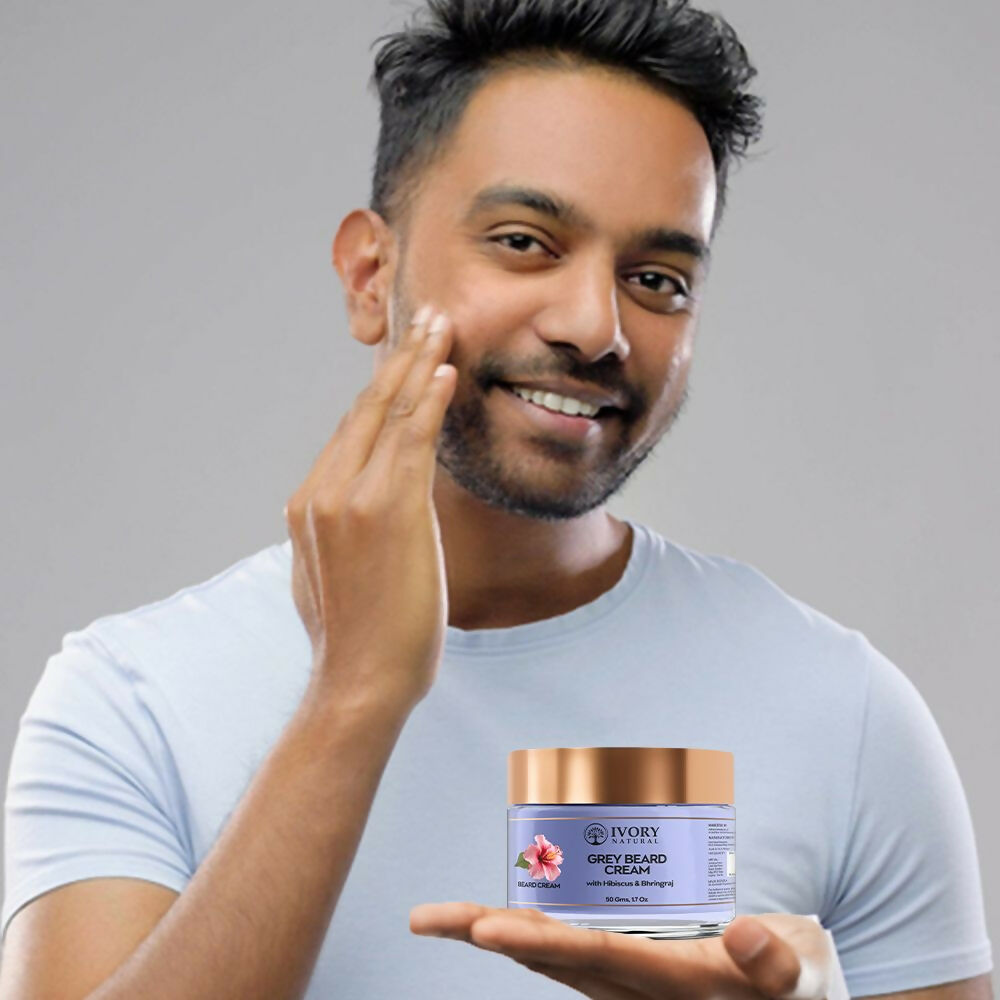 Ivory Natural Greys Beard Cream Restores Your Beard's Natural Color - Distacart