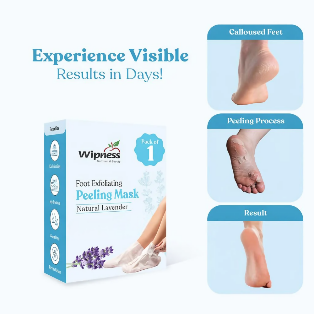 Wipness Natural Foot Peeling & Exfoliating Foot Mask - Dista