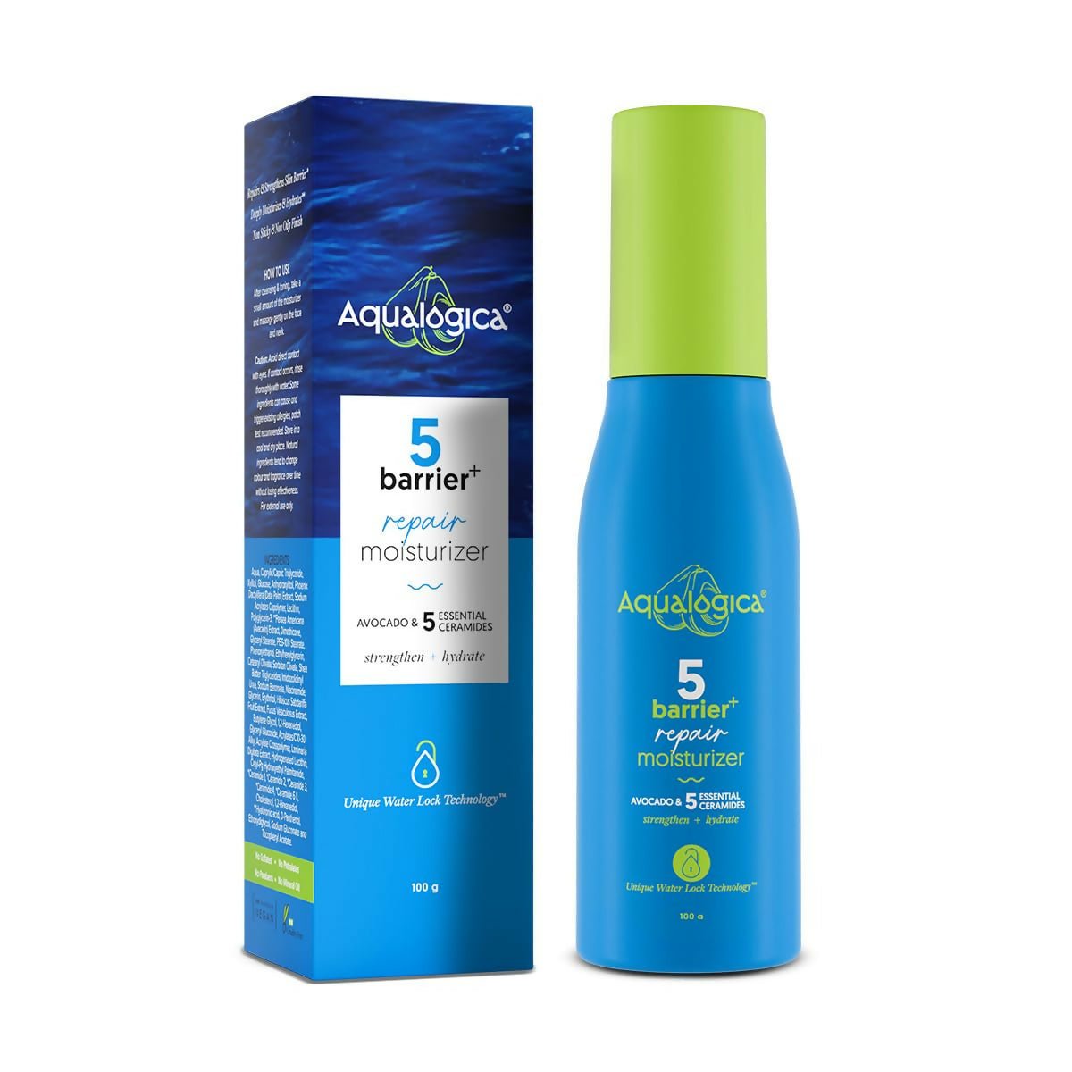 Aqualogica 5 Barrier+ Repair Moisturizer with Avocado & 5 Essential Ceramides - Distacart