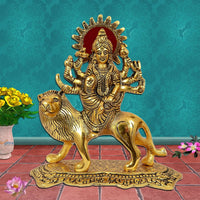 Thumbnail for Nexplora Industries Metal Durga Maa Idol - Distacart