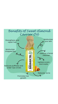 Thumbnail for Shuddh Natural Almond Oil Sweet Cold Pressed Baby Massage Oil - Distacart