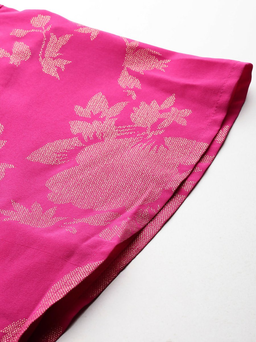 Ahalyaa Women's Traditional wear Ethnic Dress - Pink - Distacart