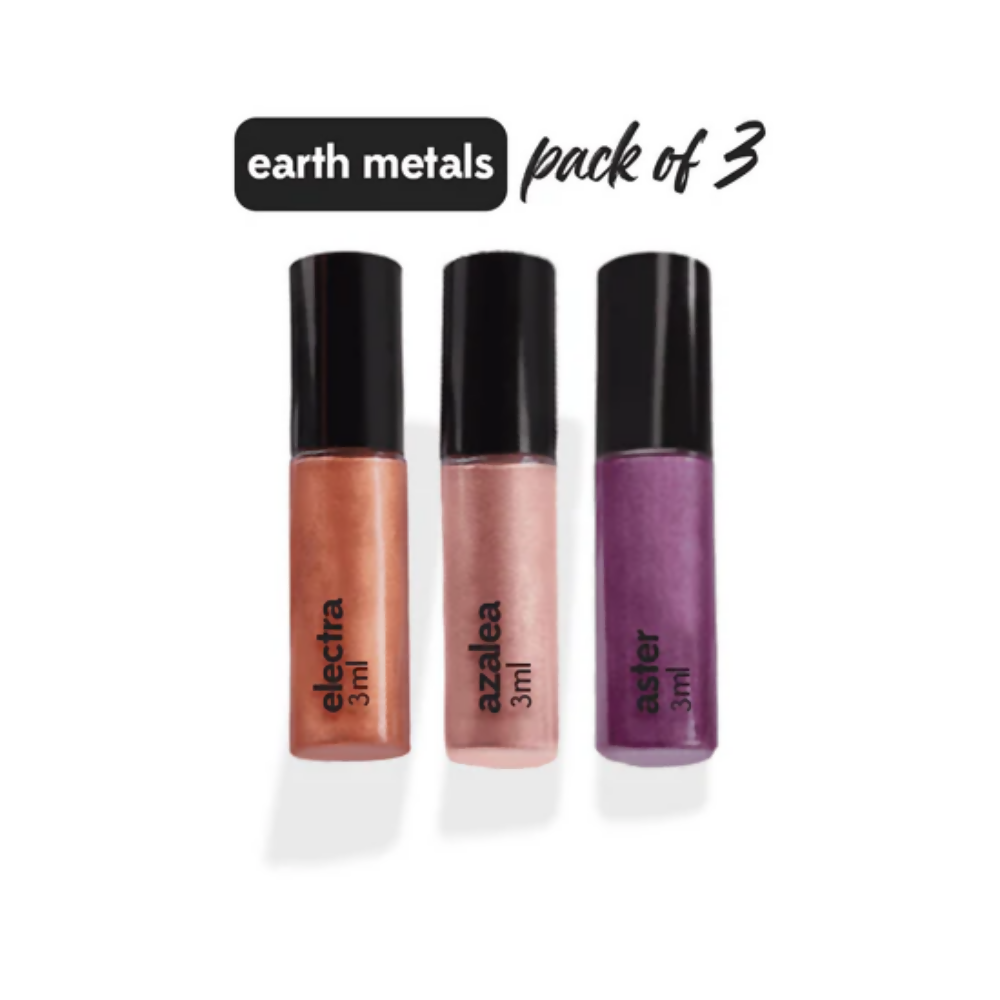 Ruby's Organics Eyeshadow Minis Pack - Earth Metals - Distacart