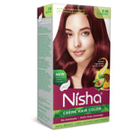 Thumbnail for Nisha Creme Hair Color for Women - Burgundy - Distacart