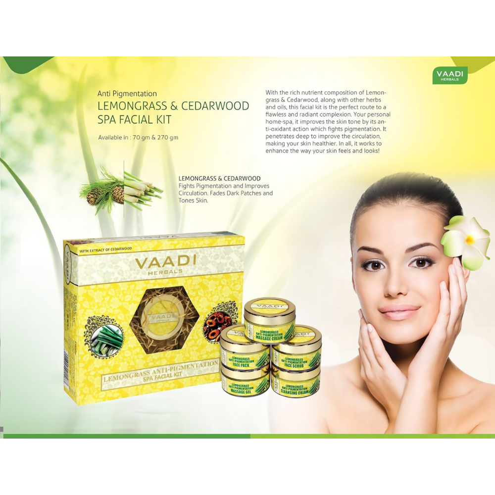 Vaadi Herbals Lemongrass Anti Pigmentation Spa Facial Kit - Dista