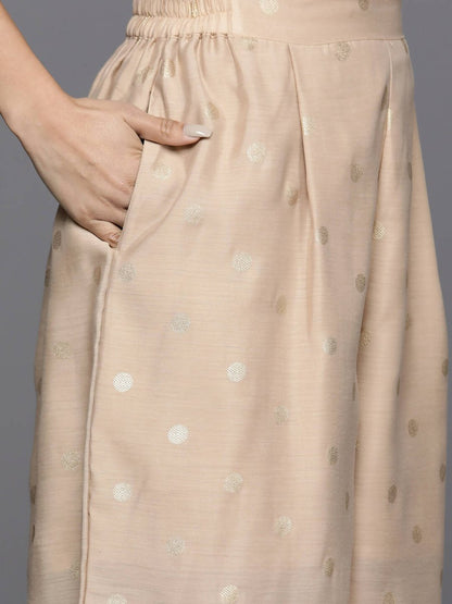 Ahalyaa Women's Traditional wear Kurta Set - Tan - Distacart
