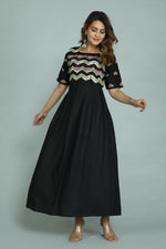 Thumbnail for Alvano Printed Stylish Anarkali Kurti for Women and Girls Rayon Embroidery - Distacart