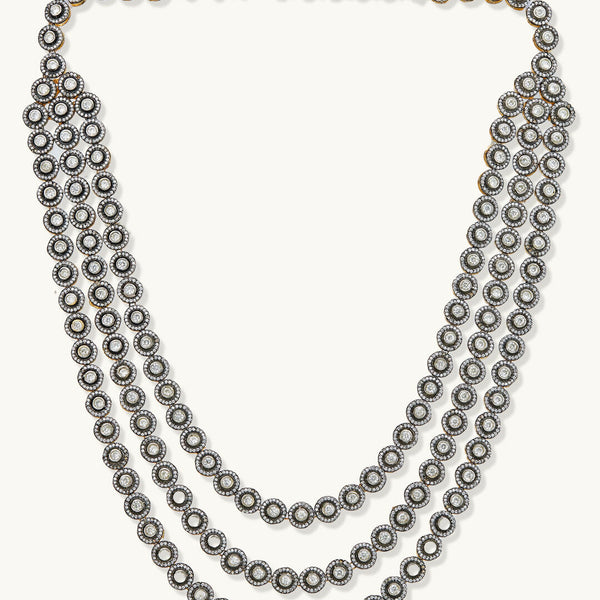 Nuyug 22k Gold Plated Multi-Layered Necklace