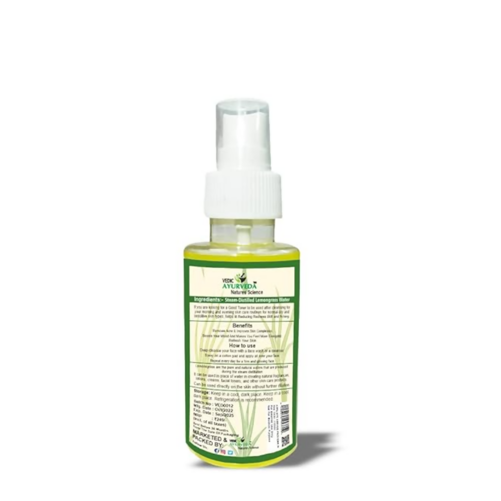 VedicAyurveda Lemongrass Hydrosol Skin Toner - Dista