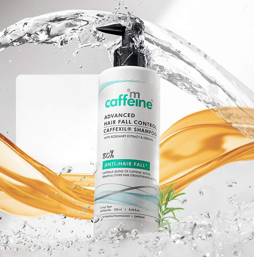 mCaffeine Advanced Hair Fall Control Caffexil Shampoo with Rosemary - Distacart