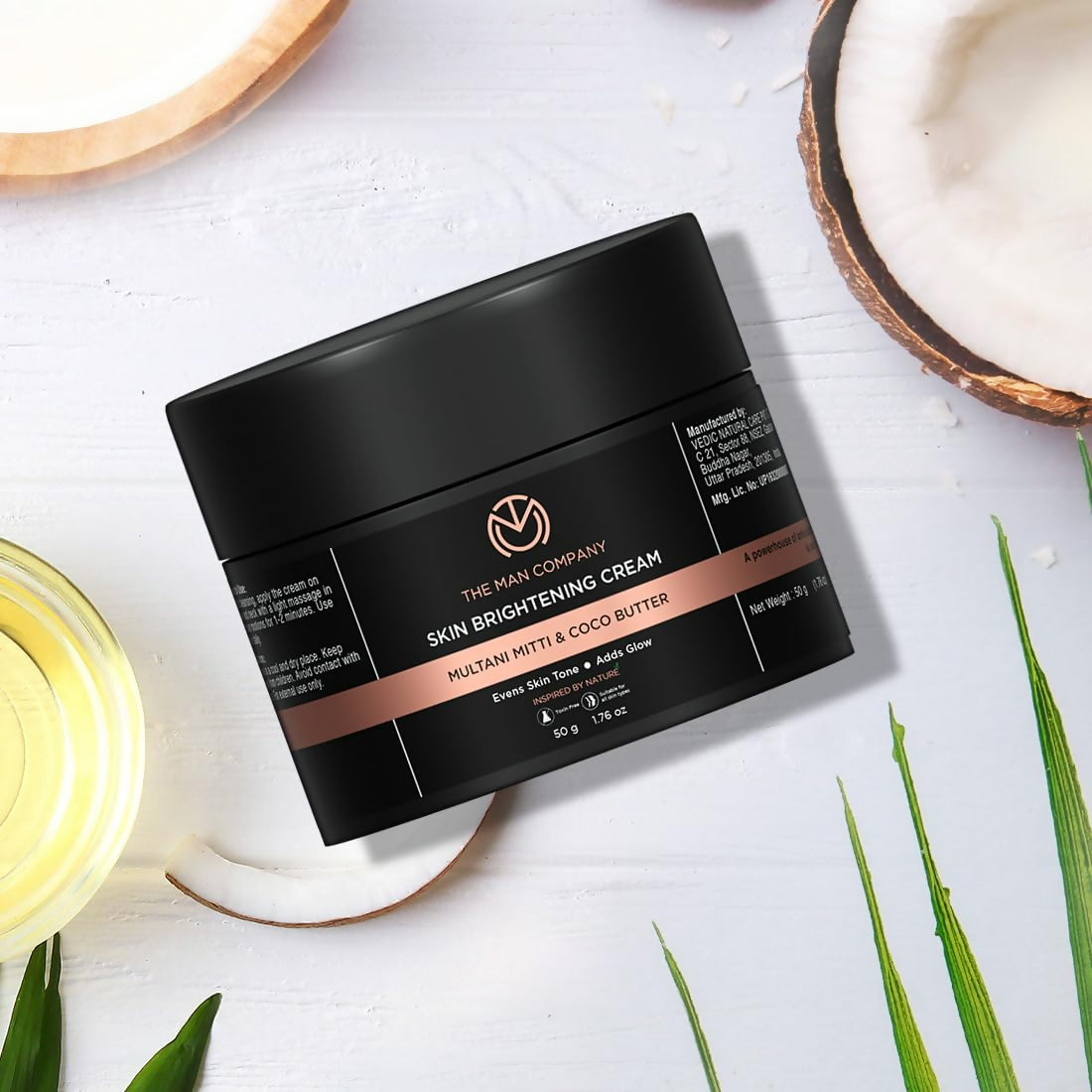 The Man Company Skin Brightening Cream Multani Mitti - Distacart