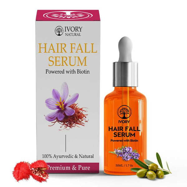 Ivory Natural Hair Fall Serum For Hair Fall & Soothes Scalp, For Men & Women - Distacart