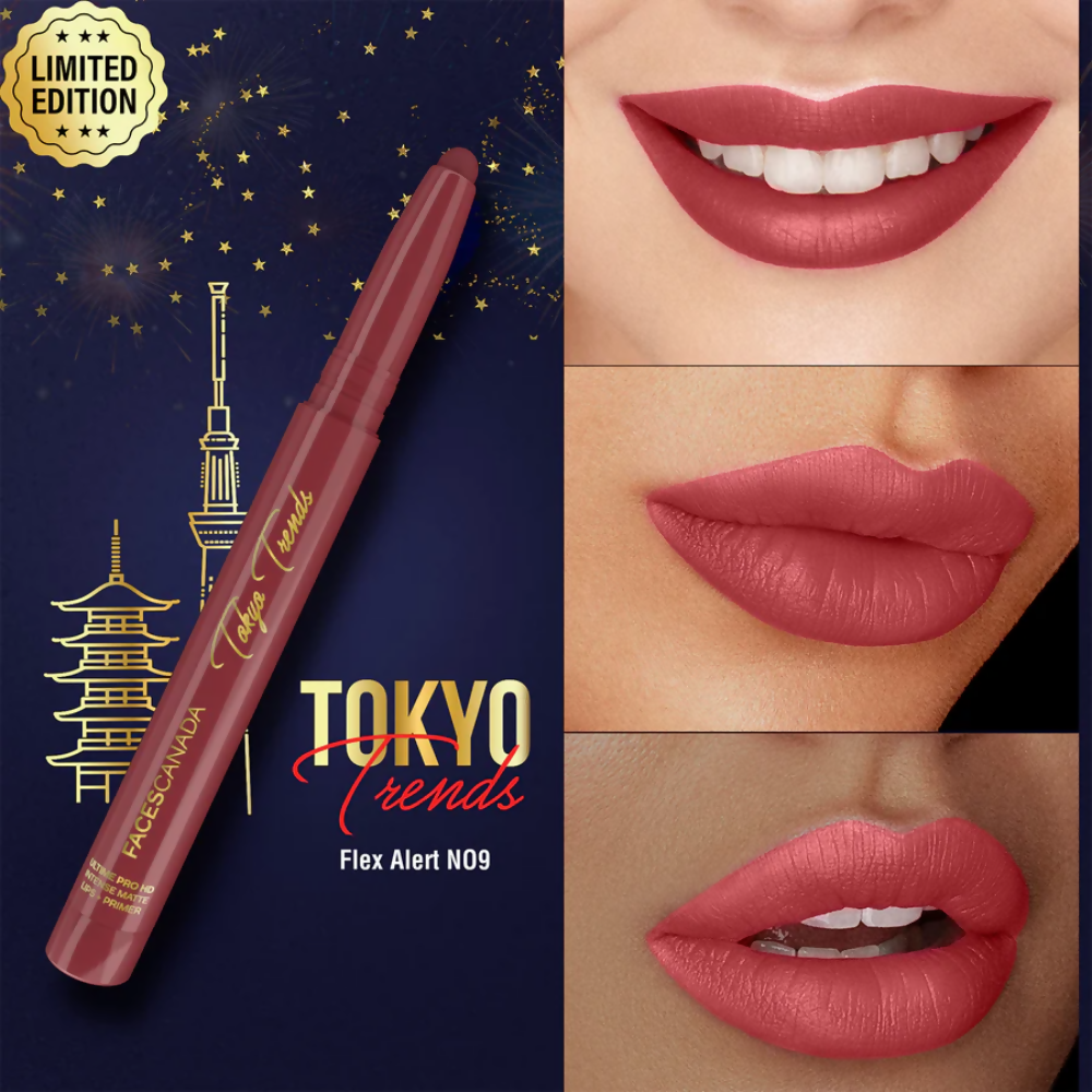Faces Canada Ultime Pro HD Intense Matte Lips + Primer - Flex Alert N09 - Distacart