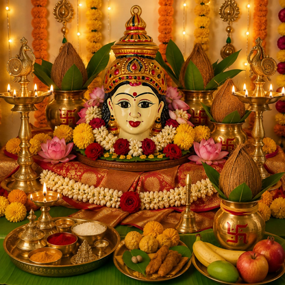 SRI YAGNAA Skin Colour VaraLakshmi Face - Dista