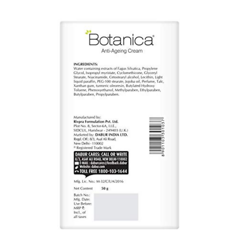 Botanica Anti Ageing cream - Dista