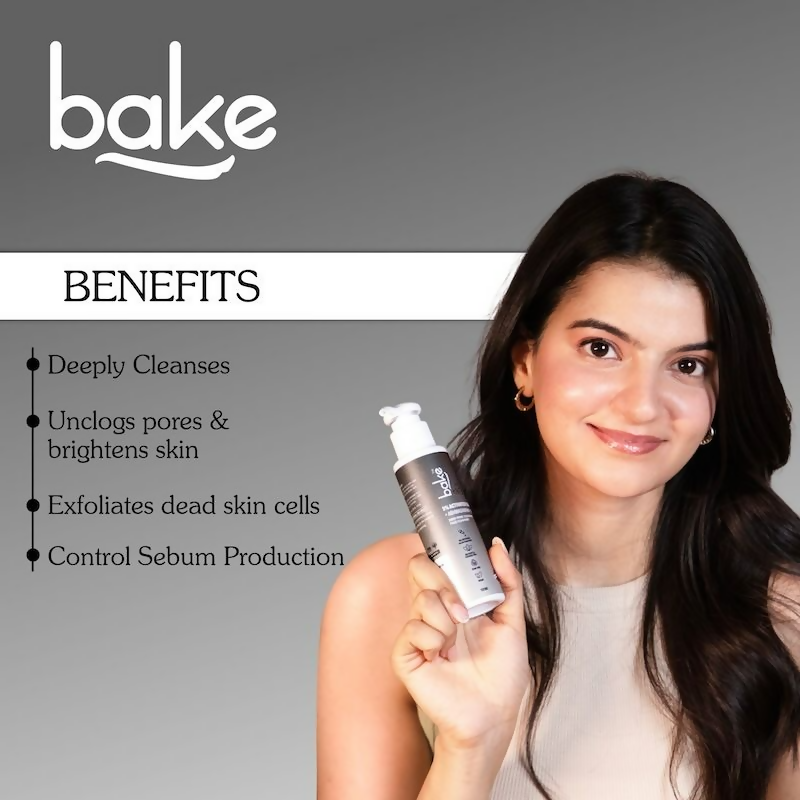 Bake 5% Activated Charcoal Face Cleanser - Distacart