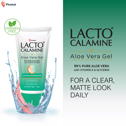 Lacto Calamine Aloe Vera Gel Face Moisturizer - Distacart