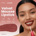 Thumbnail for NY Bae Velvet Mousse Liquid Lipstick - Cheeky Nude 09 - Distacart