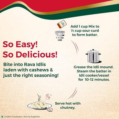 Aashirvaad Rava Idli Instant Mix - Distacart