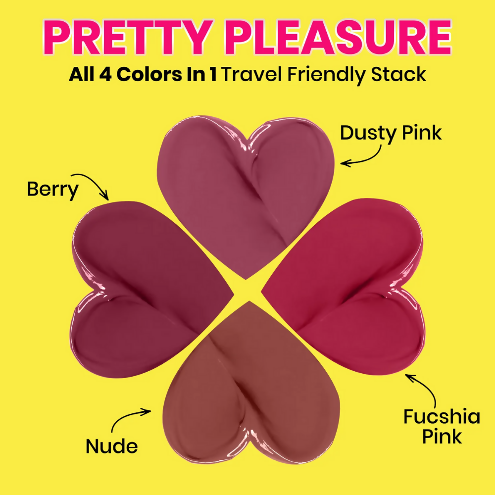 NY Bae 4 IN 1 Lip Play Liquid Lipstick - Pretty Pleasure - Distacart