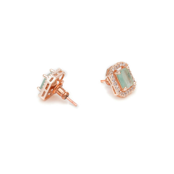 stone stud (mint green ) - Ruby Raang - Distacart