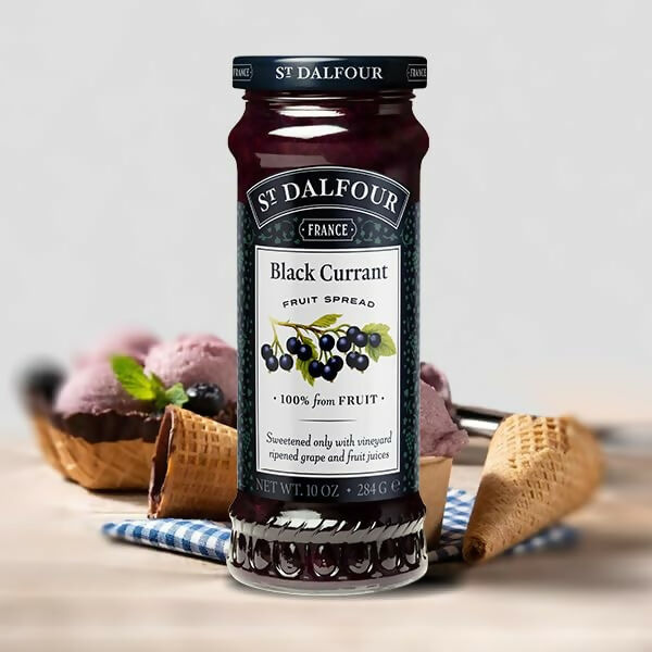 ST. DALFOUR Black Currant Fruit Spread - Dista