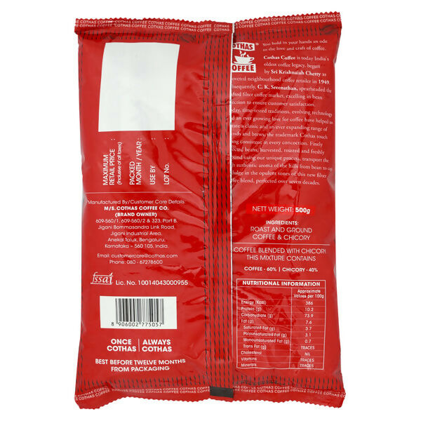 Cothas Coffee – Hotel Blend Extra Strong Coffee Powder - Distacart