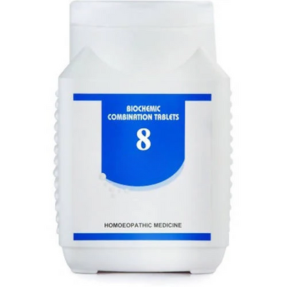 Bakson's Homeopathy Biochemic Combination 8 Tablets - Distacart