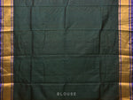 Thumbnail for Olive and Dark Green Uppada Silk Handloom Saree with Buta Design - Global Threads - Distacart