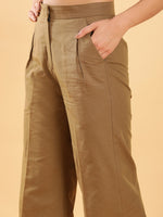 Thumbnail for BohoJazz In-action Olive Green Tailored Waistcoat with Trousers Co-ord Set