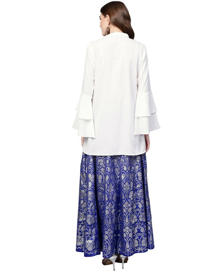 Ahalyaa Women's Traditional Wea Co-ods - White - Distacart