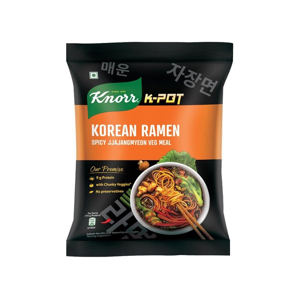 Knorr Korean Ramen Spicy Jjajangmyeon Instant Noodles - Distacart