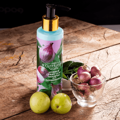 Haappyherbs Onion & Curry Leaf Shampoo With Conditioner - Distacart