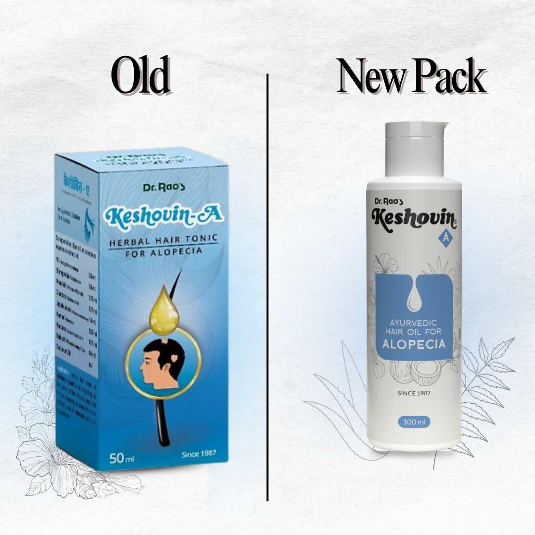 Dr. Rao's Keshovin -A Ayurvedic Hair Oil for Alopecia - Distacart