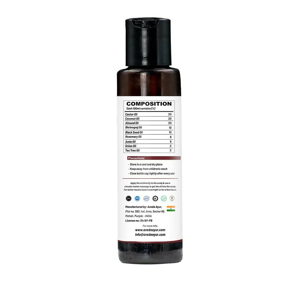 Life Aveda Onion Bhringraj Enriched Hair Growth Oil - Distacart
