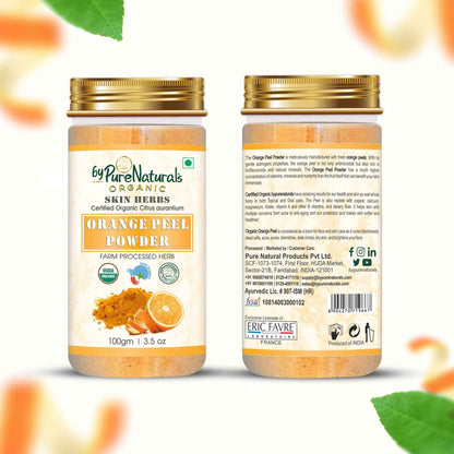 byPureNaturals Organic Orange Peel Powder - Dista