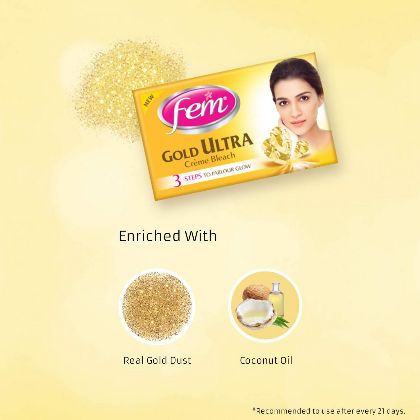 Fem Fairness (Gold Ultra) Crème Bleach - Distacart