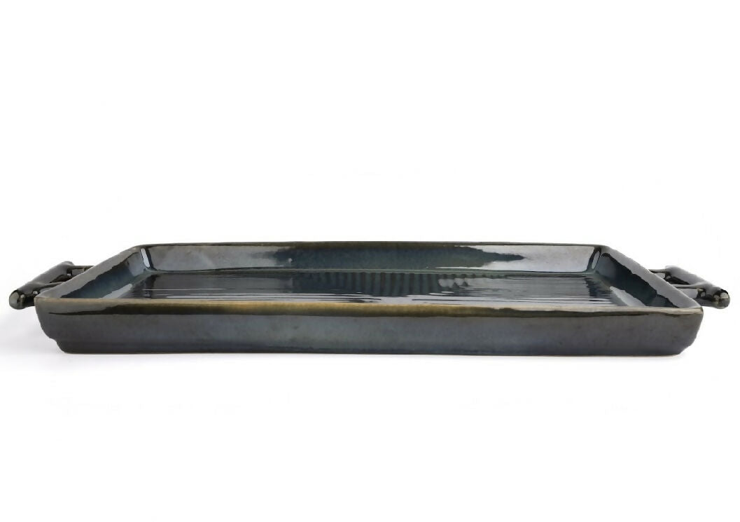 Simply Soho Obsidian Tide Platter - Distacart
