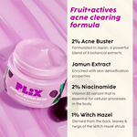 Thumbnail for PLIX The Plant Fix Jamun Active Acne Regime - Cleanser, Acne Mark Serum, Moisturizer & Body Wash For Women & Men - Distacart
