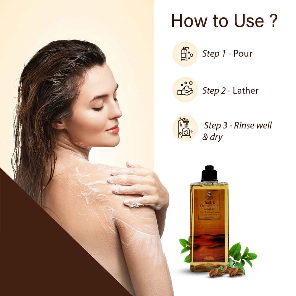 Ayouthveda Oudh & Osmanthus Shower Gel - Distacart