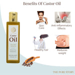 Thumbnail for The Pure Story Natural Cold Pressed Castor Hair Oil - Distacart